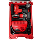 Milwaukee 2522-20 M12 FUEL™ 3" Compact Cut Off Tool + 48-59-2401 M12™ Battery ChargerInsert. INT(35H)-COTSB31 &amp; INT(35L)-MC1