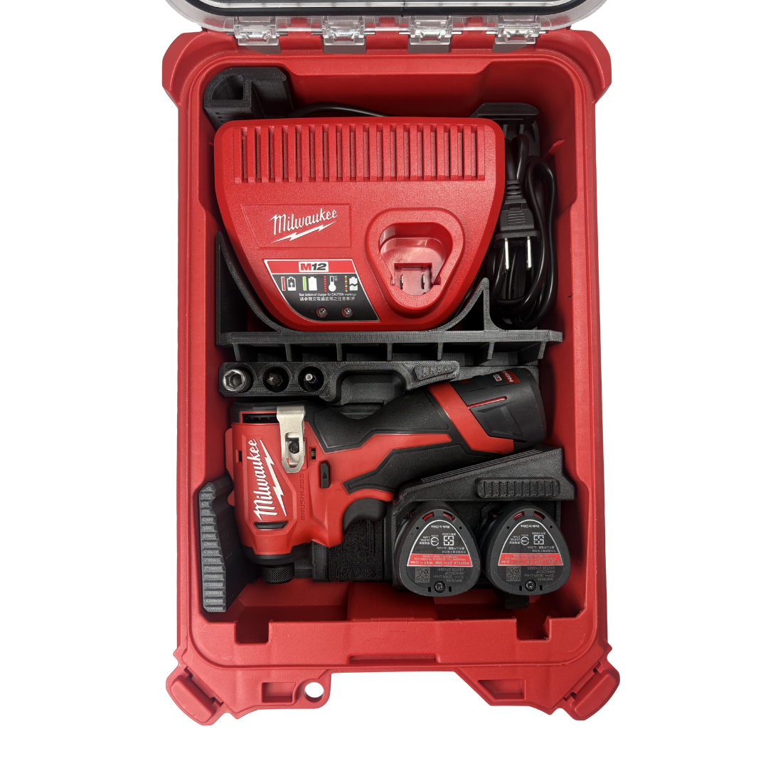 模組化內襯 美沃奇M12 BLIDRC起子機+充電器M12 C12C用 3D列印內襯