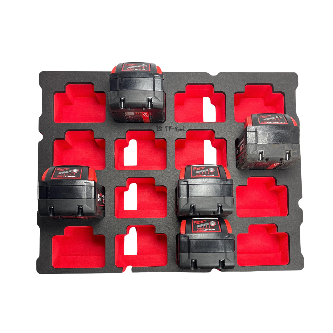 美沃奇雙抽 8442抽屜箱專用 M18 B5電池收納內襯 ESG-1822