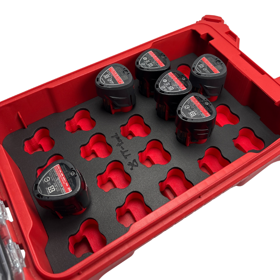 美沃奇12V小型電池 滿版內襯配置 ESG-1235