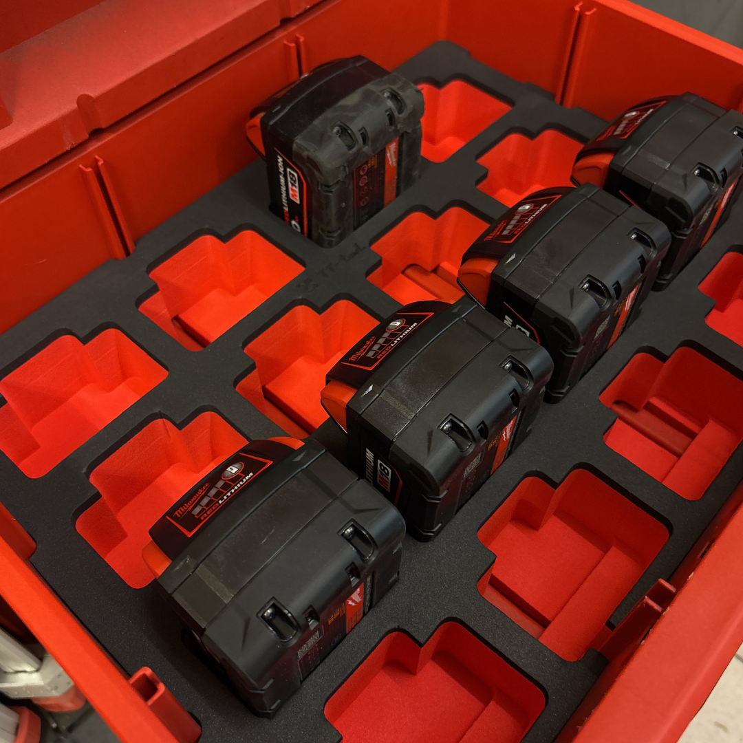 美沃奇雙抽 8442抽屜箱專用 M18 B5電池收納內襯 ESG-1822