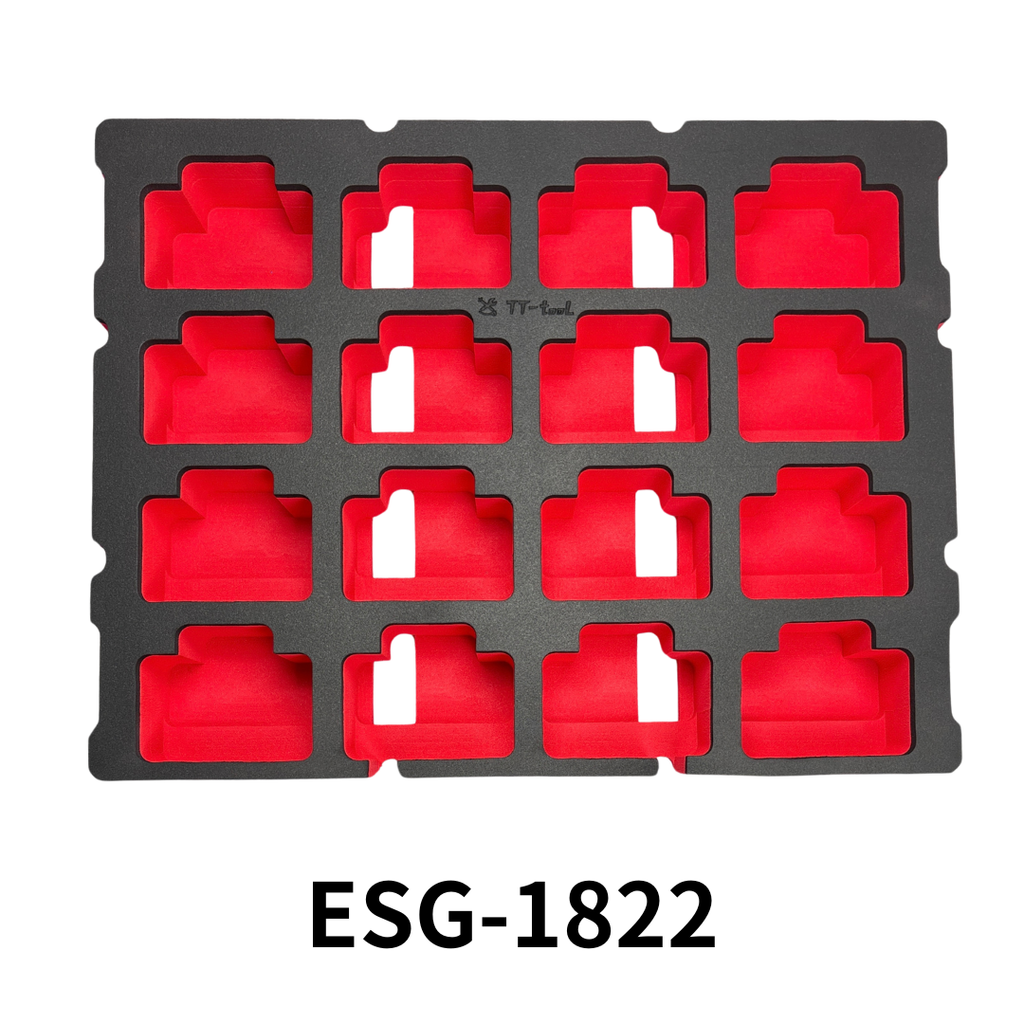 美沃奇雙抽 8442抽屜箱專用 M18 B5電池收納內襯 ESG-1822