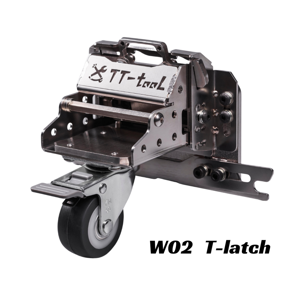 W02 T-latch 金屬快拆輪 停產商品 售完為止 (贈可替換耐磨底輪*1)